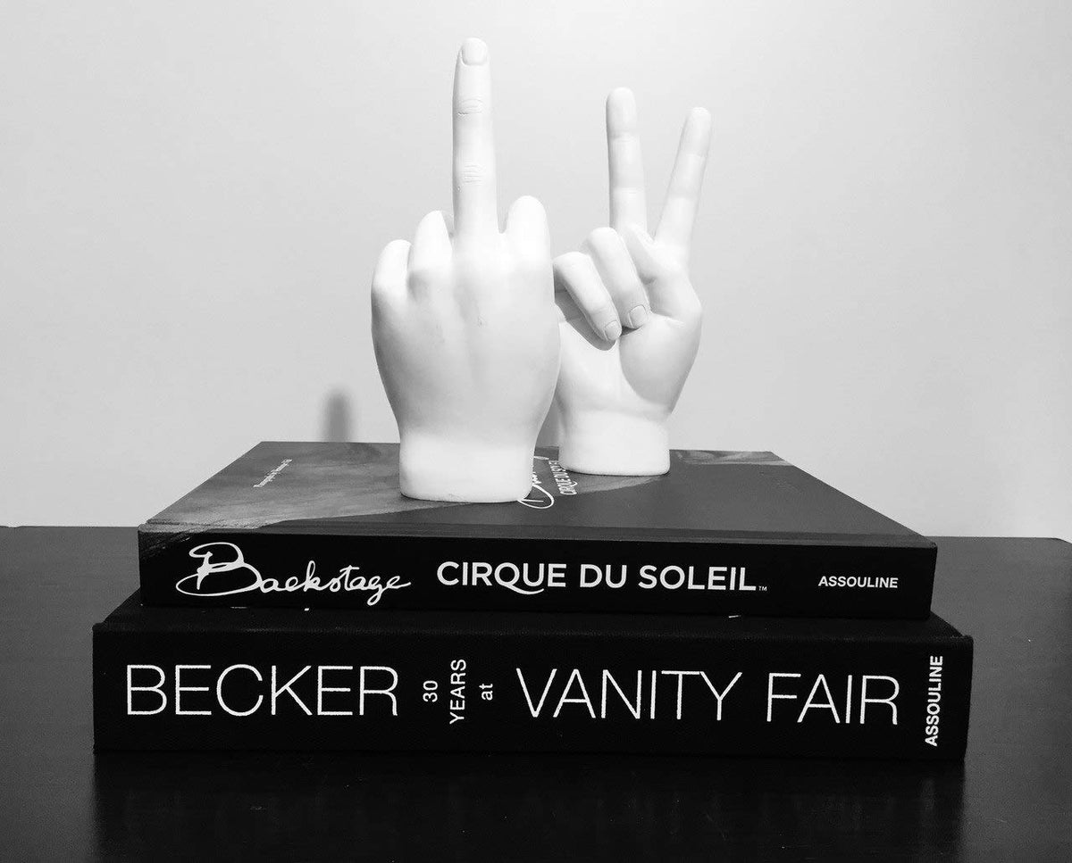 Interior Illusions Middle Finger Hand Tabletop Decoration