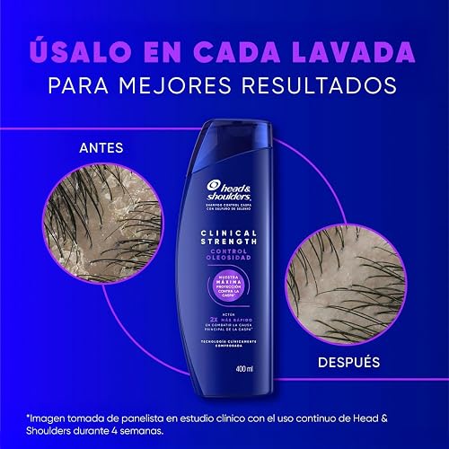 Head & Shoulders Shampoo Clinical Control Oleosidad 400 ml