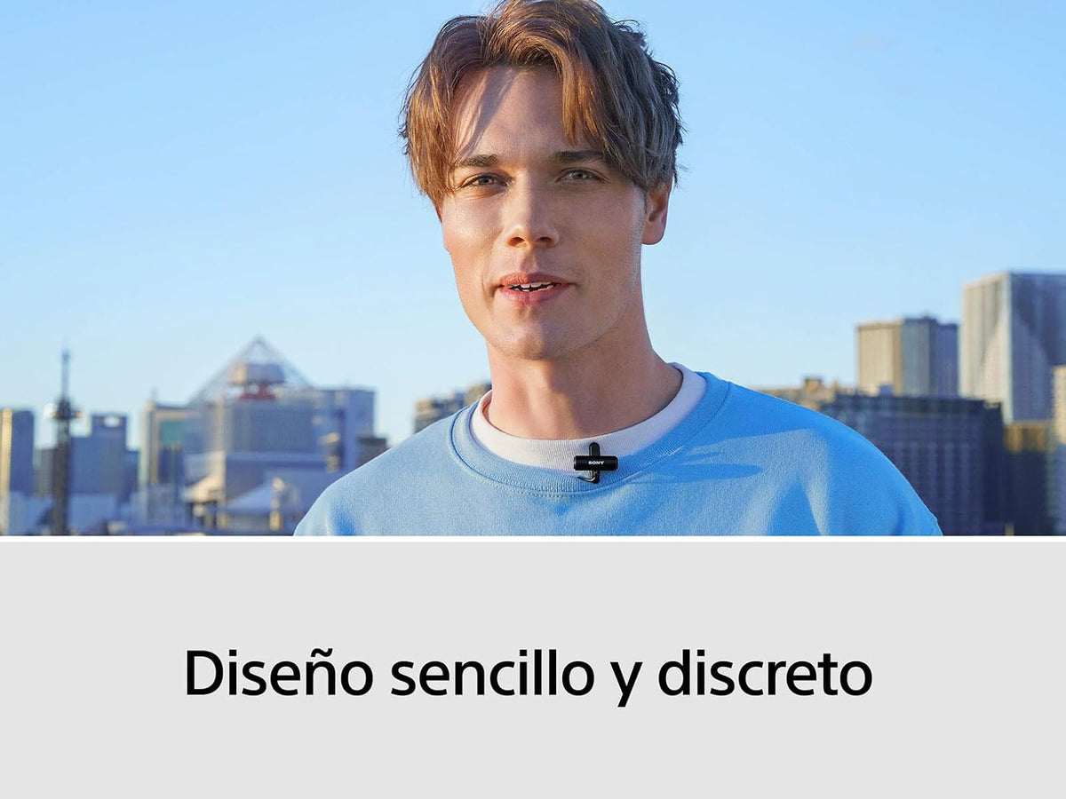 Sony Micrófono estéreo ECMLV1 de Solapa