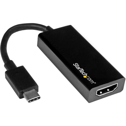 StarTech Adaptador USB-C a HDMI 4K 60Hz CDP2HD4K60 Negro - Negro - HDMI