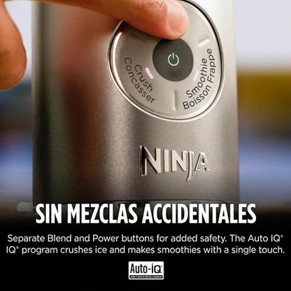 Ninja Blast Max Licuadora Portátil Vaso Desmontable Azul | Vaso Desmontable Fácil de Limpiar | Inalámbrica USB-C | Tapa Anti-derrames | Smoothies y Frozen