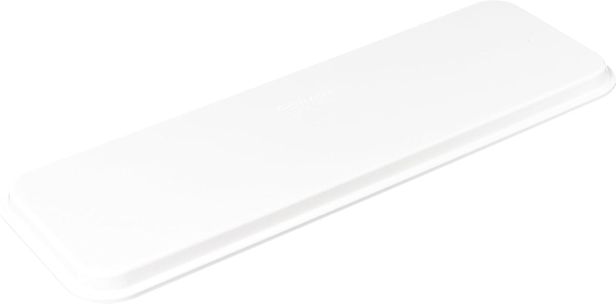 Carlisle 269FMT301 Bandeja expositora de Servicio de Alimentos, 9 x 26 Pulgadas, Color Blanco (Paquete de 12), Blanco Perlado