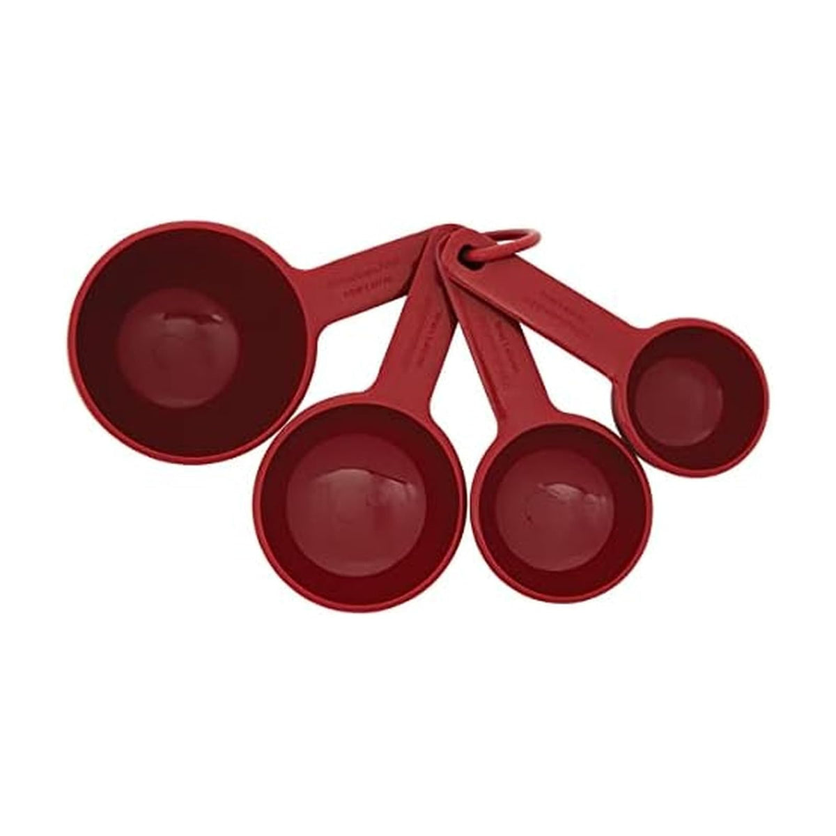 KitchenAid Juego de tazas medidoras universales, 4 piezas, Empire Red