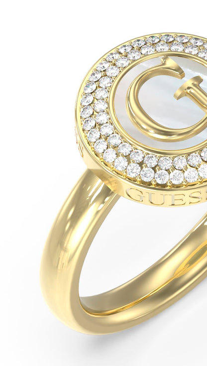 GUESS Anillo para Mujer G TALISMAN color Dorado
