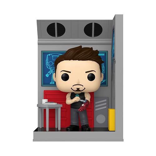 Funko Pop! Nooks: Marvel - Tony Stark in His Workshop | Mercancía Oficial - Juguete Coleccionable - Idea de Regalo de Cumpleaños para Fans y Coleccionistas