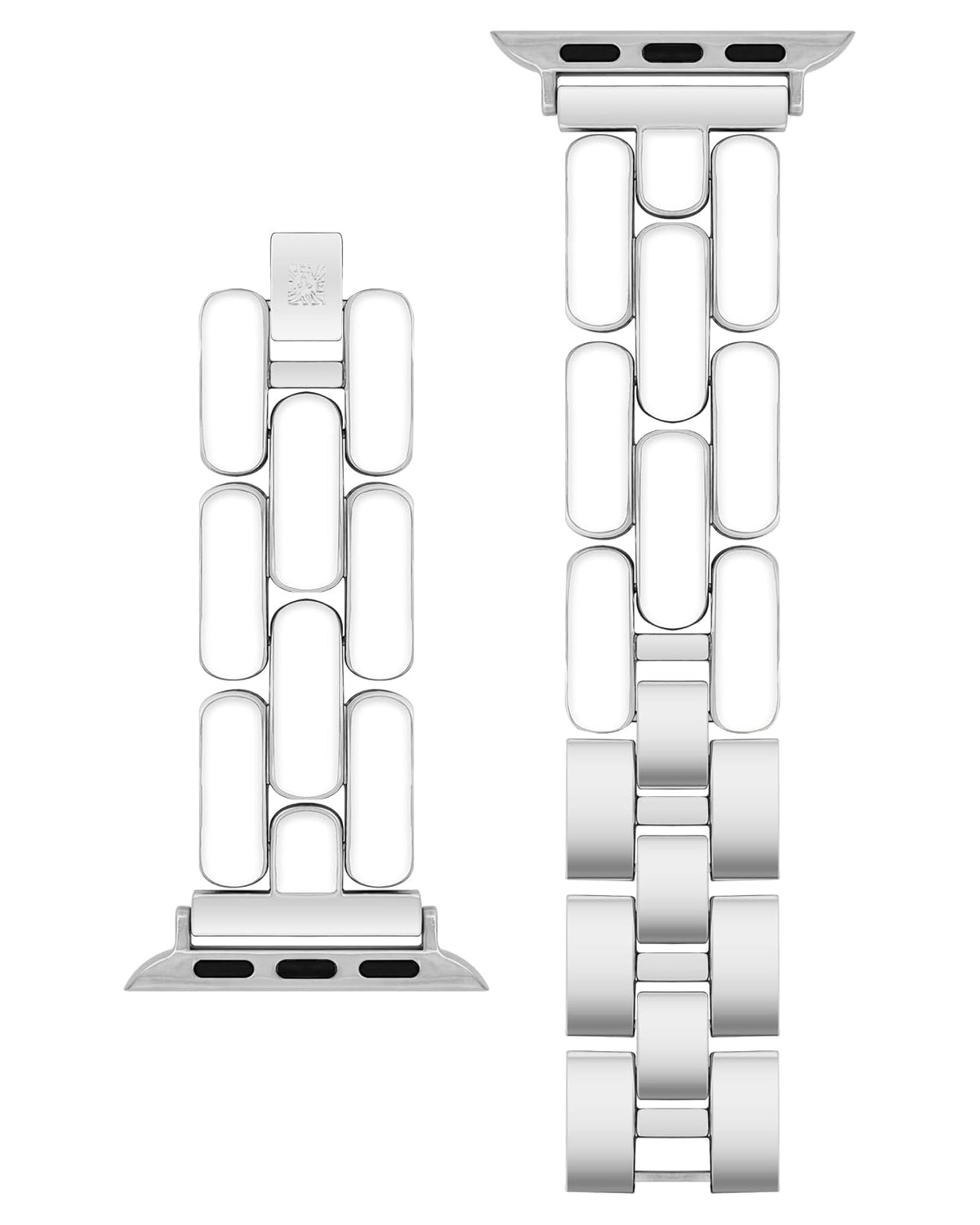 Anne Klein - Pulsera de moda para Apple Watch, segura, ajustable, correa de repuesto para Apple Watch, se adapta a la mayoría de muñecas