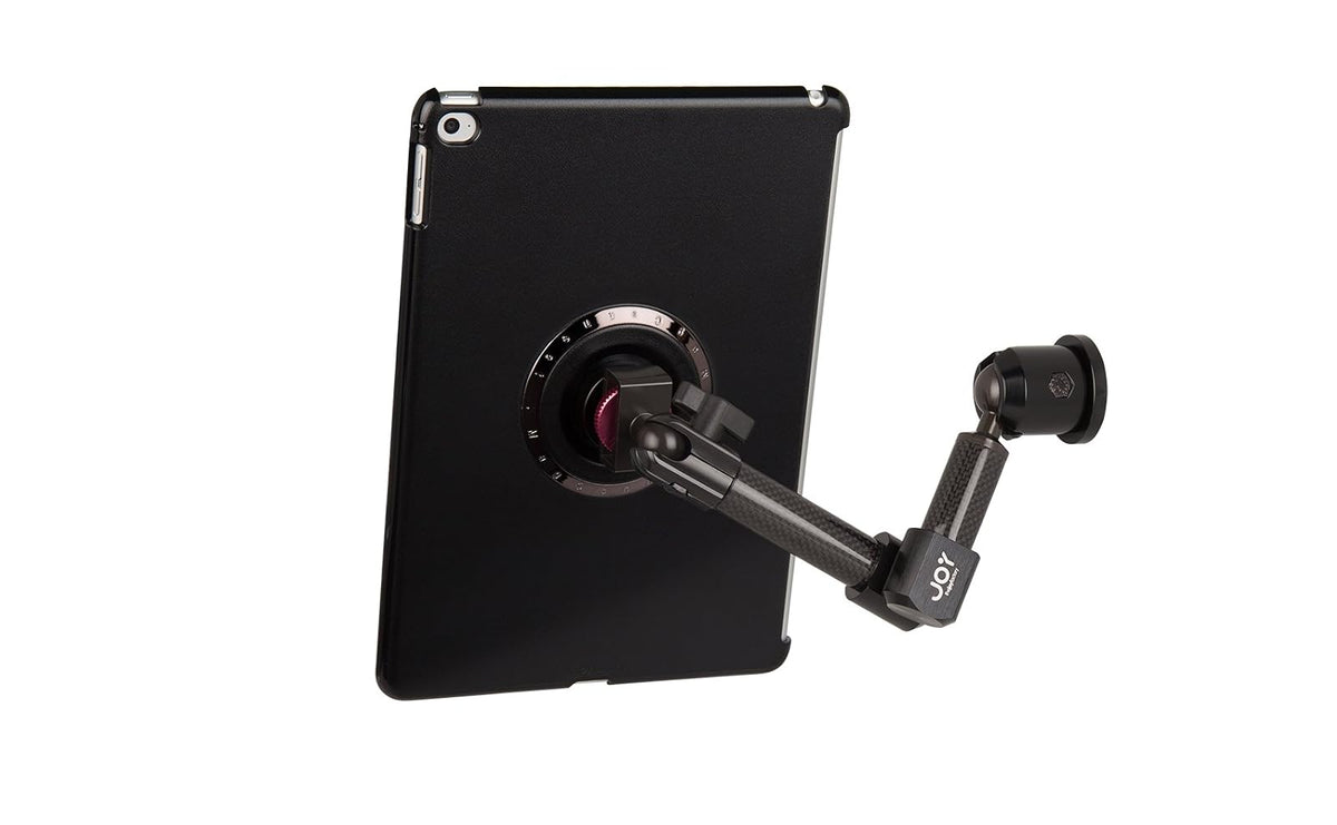 The Joy Factory Montaje para Porta Vasos Compatible con iPad Mini - iPad Air 2 - Soporte para instalación en pared o armario