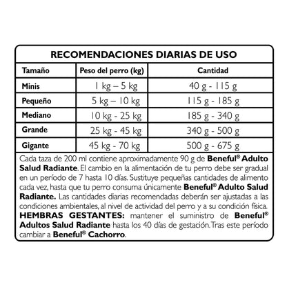 Beneful Purina Adulto Salud Radiante Salmón 4Kg