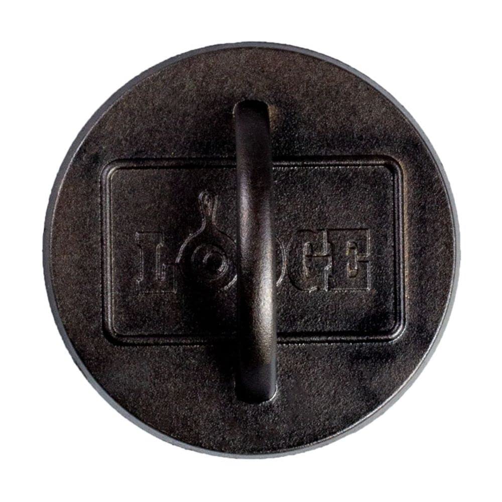 Lodge - Prensa para hamburguesas de 15.7 cm, hierro fundido