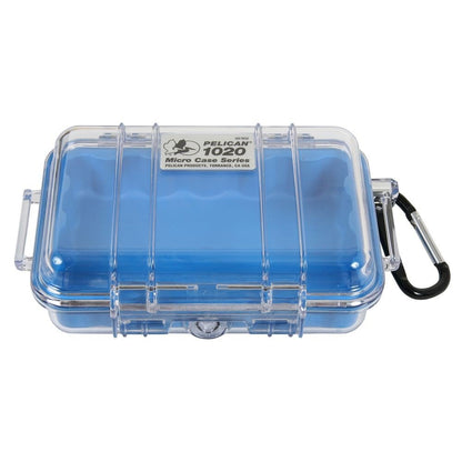 Pelican 1020 Estuche Protector con Interior de Neopreno, Azul con Tapa Transparente