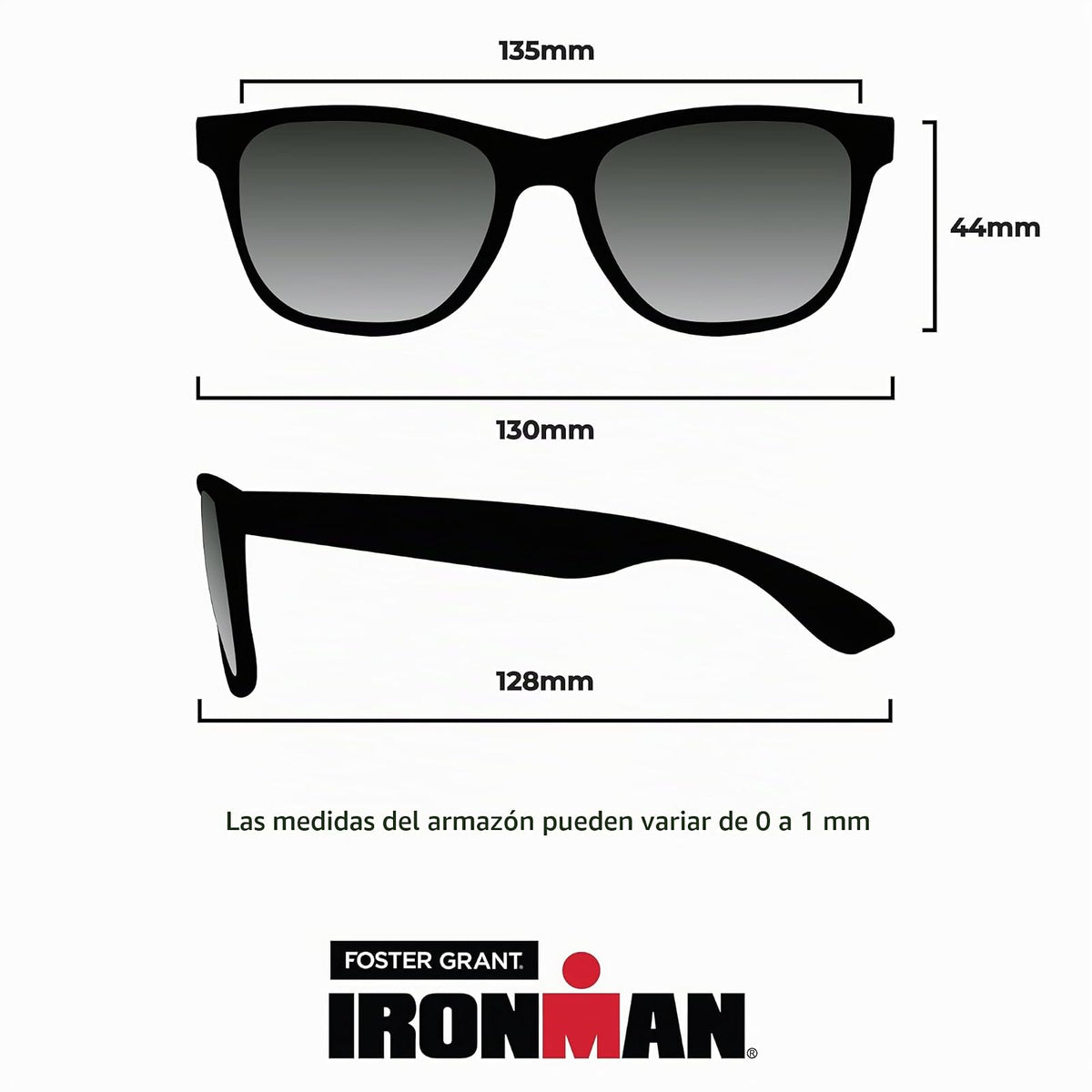 Ironman Tenacity 10231895 - anteojos de sol envolventes para hombre