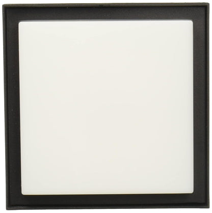 Tecnolite Lámpara Plafón LED 24 W - Luz de Día, IP54, IK05, Lámpara de Techo de Sobreponer Cuadrada, LED integrado, OKAB II