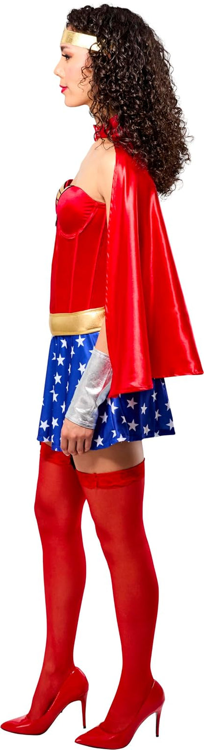 Ruby Slipper Company LLC - Disfraz de corsé de Wonder Woman pequeño
