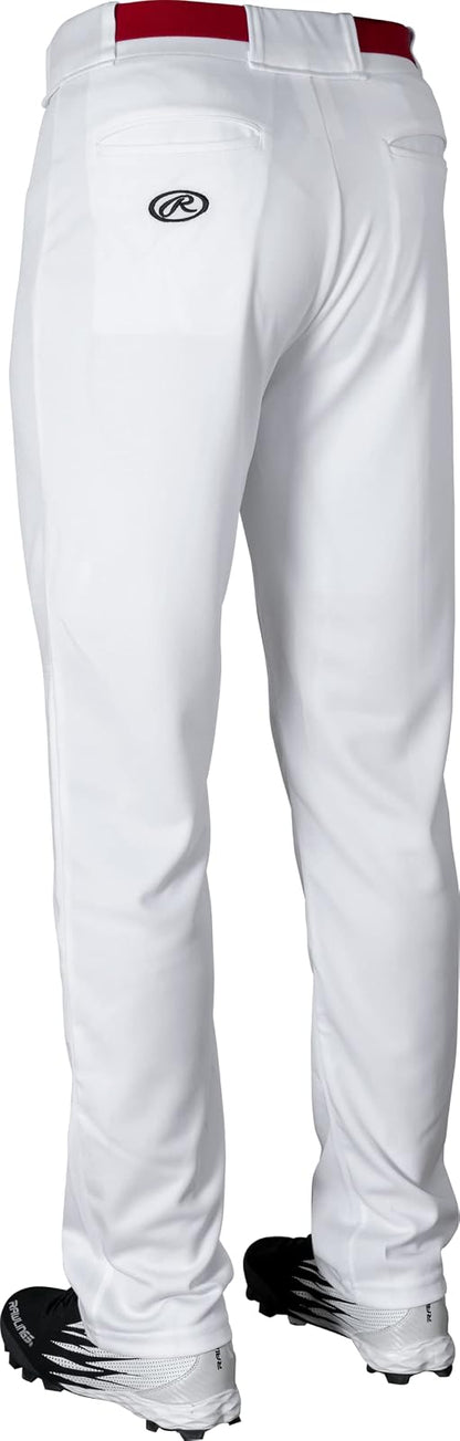 RAWLINGS | Pantalón de béisbol semirelajado para Juego/práctica | Adulto | Longitud Completa
