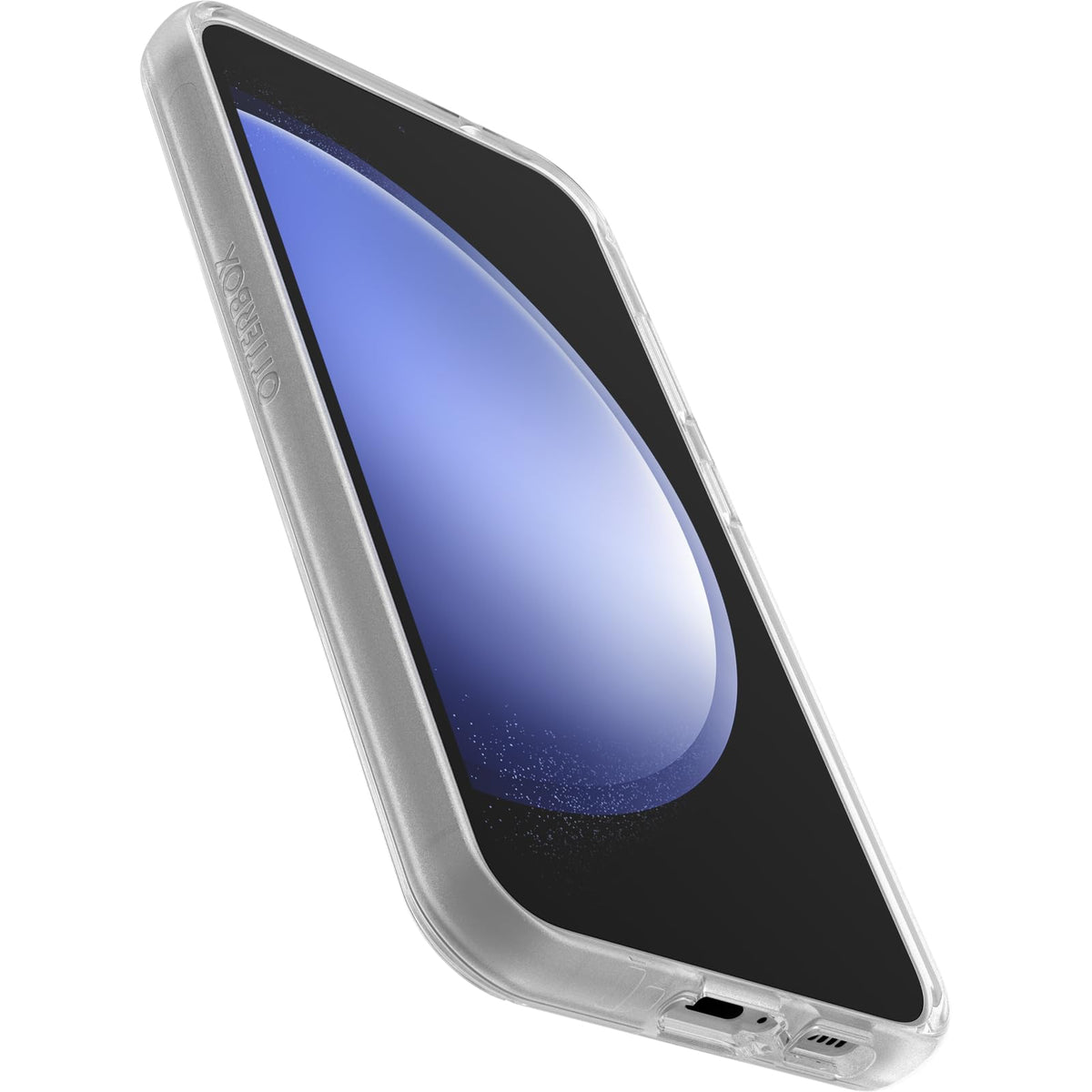 OtterBox - Funda Transparente para Galaxy S23 FE Symmetry Series – Transparente, Ultra Elegante, Compatible con Carga inalámbrica, Bordes elevados Que protegen la cámara y la visualización (la Unidad