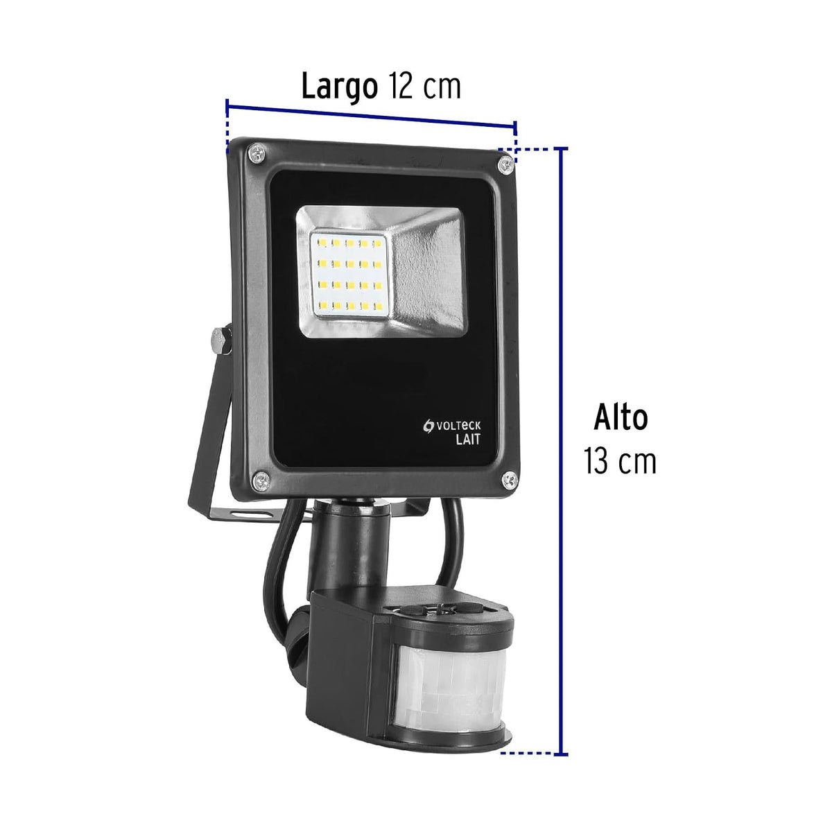 Volteck REF-900L, Reflector LED 10 W alta intensidad con sensor de movimiento