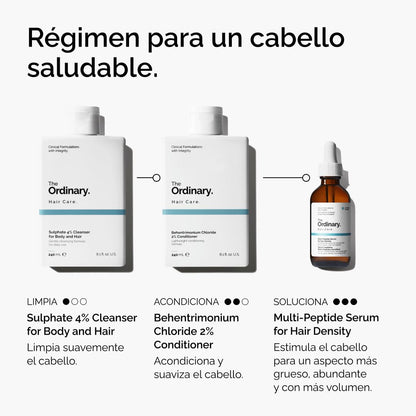 The Ordinary Multi-Peptide Serum for Hair Density, Suero para Cabello con Péptidos, Fórmula con péptidos para un cabello más grueso, con más volumen y densidad, 60ml