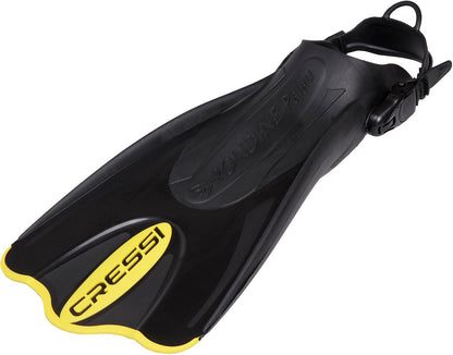 Cressi Palau Fins - Aletas largas o cortas ajustables para adultos y niños para bucear y nadar