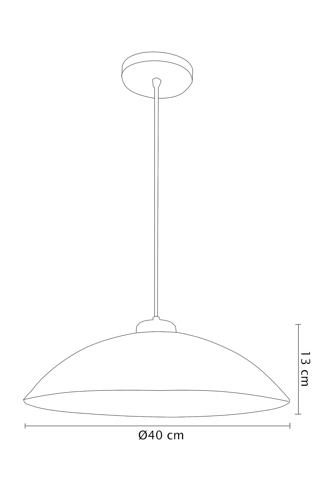MAXXI MX-CL4265 Candil Decorativo en Aluminio Cepillado, Vidrio Mate