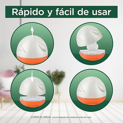 Air Wick Aromatizante Decosphere Papaya y Mango, 2 Aromatizantes de 75 ml c/u