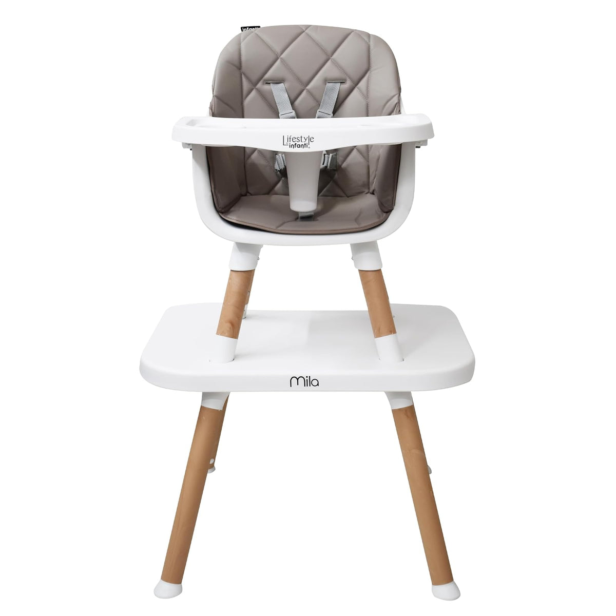 Infanti Mila Silla Alta 3 en 1, Beige - Arena