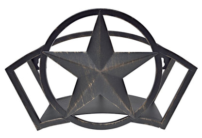 Liberty Garden 234 Liberty Star Mount Hose Butler, capacidad para 125 pies, 5/8 pulgadas, negro
