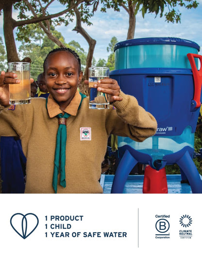 LifeStraw Sip - Paquete de 3 unidades, filtro de agua reutilizable de acero inoxidable con 3 fundas de transporte, elimina microplásticos, bacterias y parásitos para viajes y uso diario