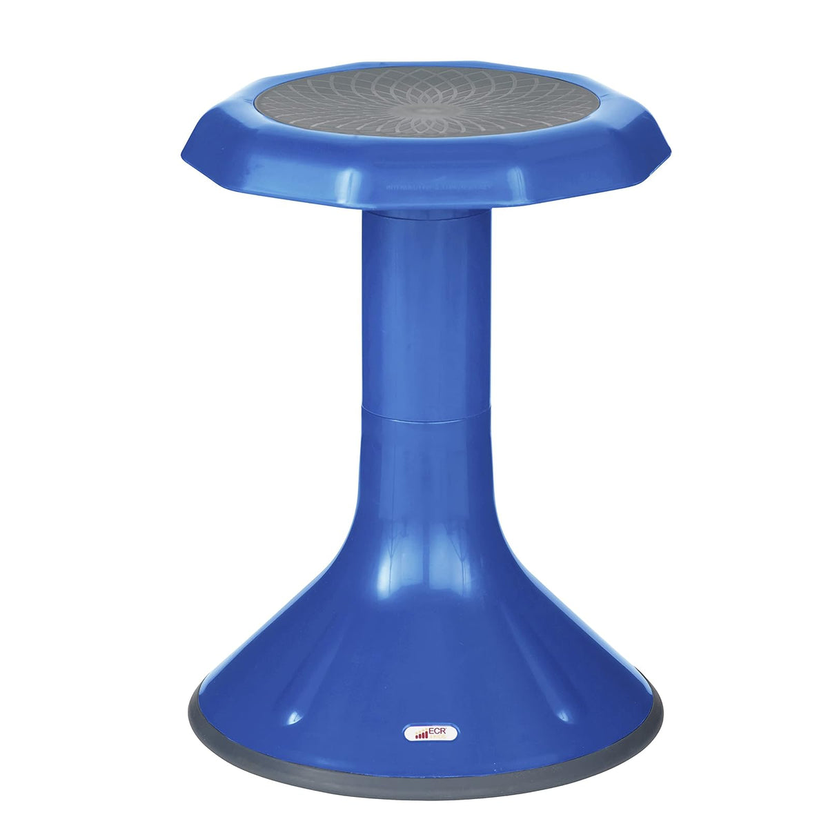 ECR4Kids ACE Active Core Engagement Taburete para niños y adultos, flexible, para aula y asiento de hogar, Azul, 18" H