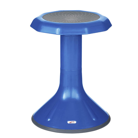 ECR4Kids ACE Active Core Engagement Taburete para niños y adultos, flexible, para aula y asiento de hogar, Azul, 18" H