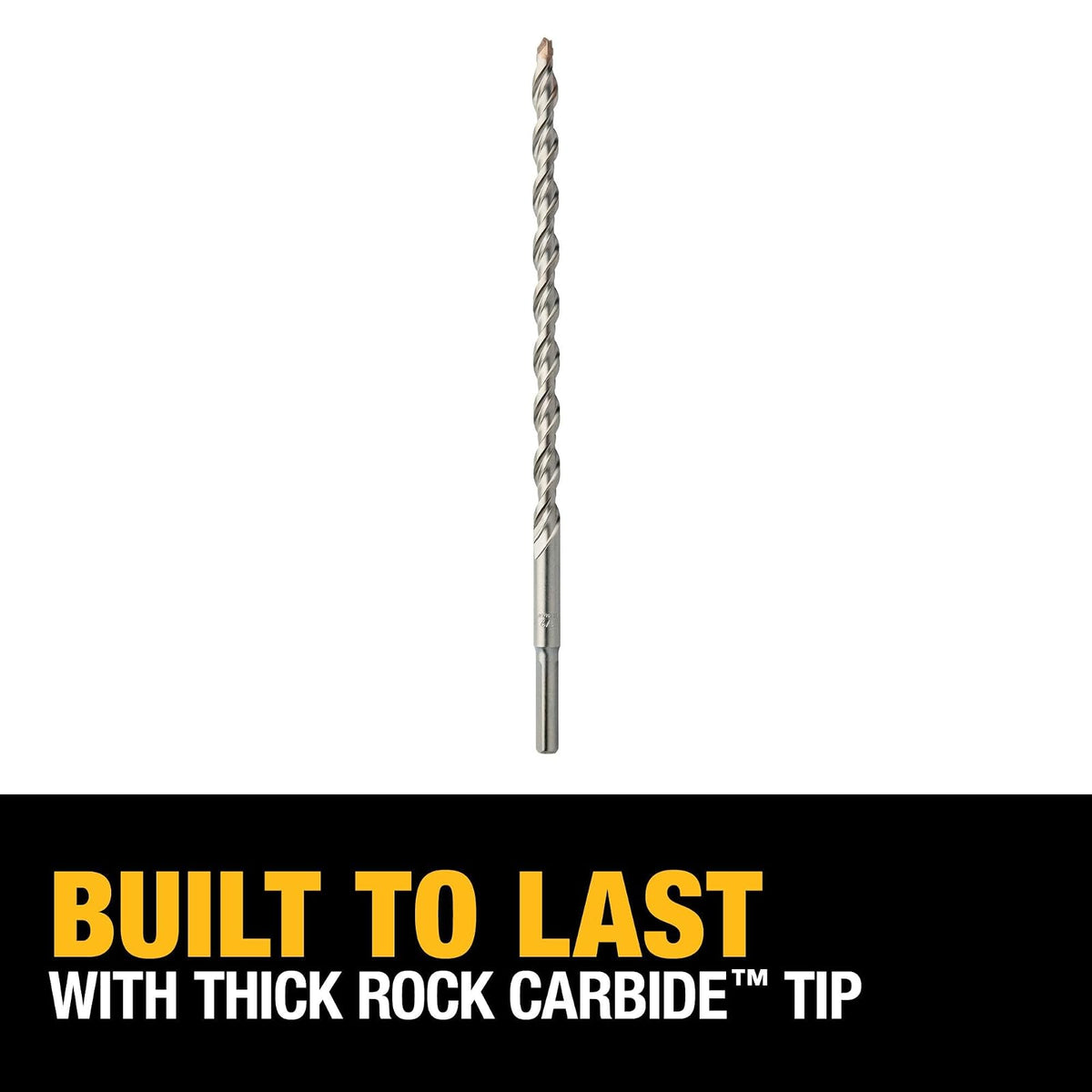 DEWALT Broca para Concreto Autocentrable con Punta Rock Carbide 1/2 Pulgadas DW5236