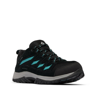 Columbia Crestwood botas de senderismo impermeables para hombre - 24.5 cm - Negro - verde azulado