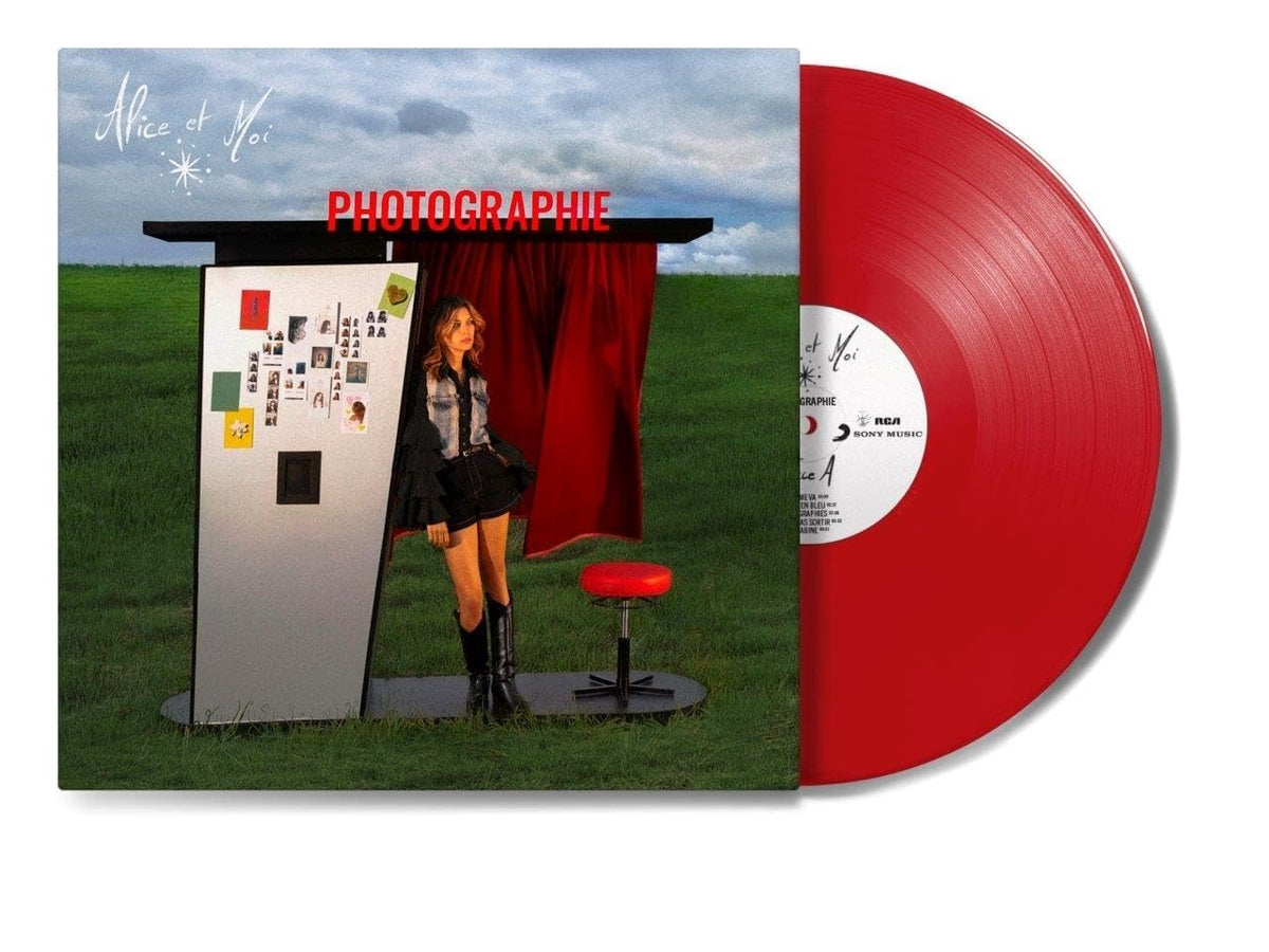Sony Vinilo Fotográfico Transparente Rojo Multicolor