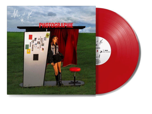 Sony Vinilo Fotográfico Transparente Rojo Multicolor
