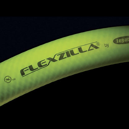 Flexzilla Ball Swivel Whip Air Hose, 1/4 in. x 4 ft. (1/4" MNPT Ball Swivel x 1/4" FNPT Ends), Heavy Duty, Lightweight, Hybrid, ZillaGreen - HFZ1405YW2B