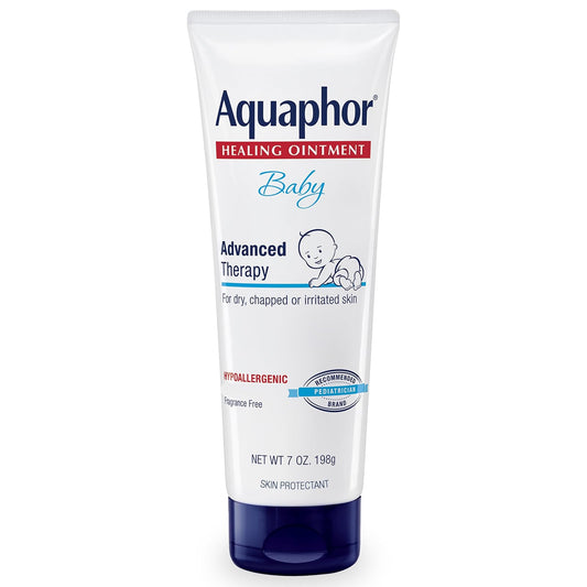 Aquaphor Baby Healing Ointment - For Chapped Skin, Diaper Rash and Minor Scratches - 7 oz. Tube