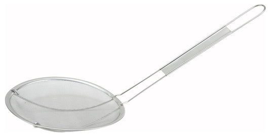 Winco Colador de acero inoxidable, 16,5 cm de diámetro, malla fina, mediano