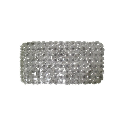 InterDesign Pebblz Bath Mat, Clear - Grafito