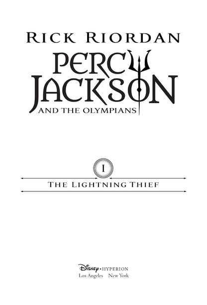 Percy Jackson and the Olympians, Book One: The Lightning Thief: 1
