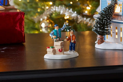 Department 56 Snow Christmas Vacation Clark and Rusty Figura Village Accesorio, Multicolor