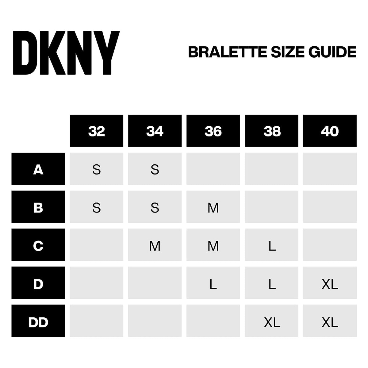 DKNY - Brasier Tipo Bralette para Mujer