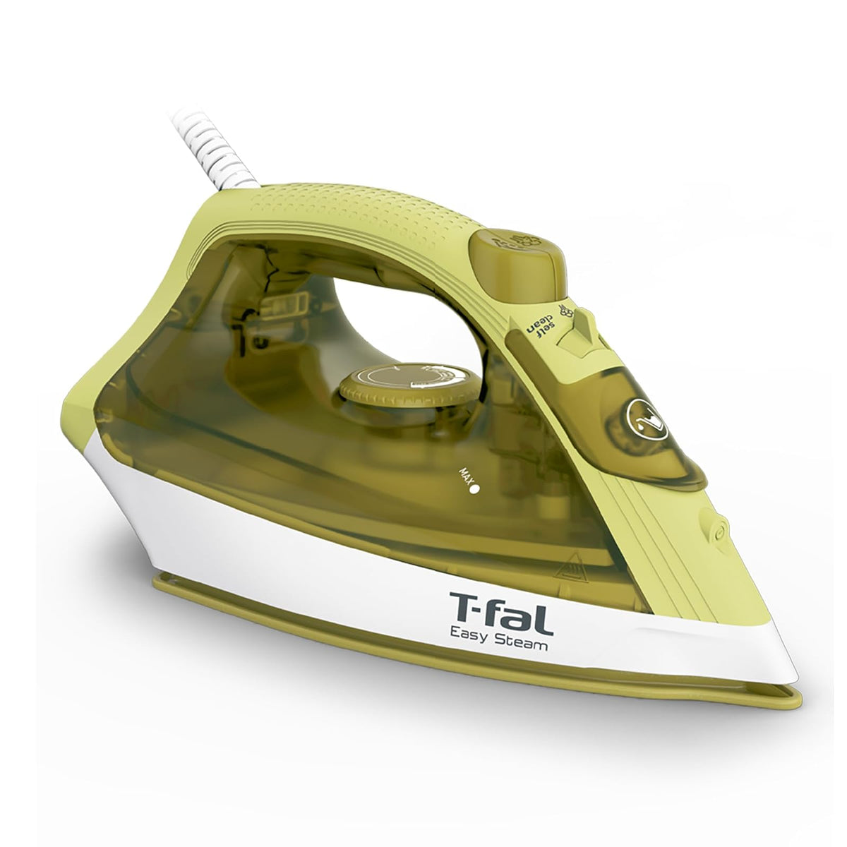 T-fal Plancha de Vapor Easy Steam, Suela Ceramic Glide - Verde