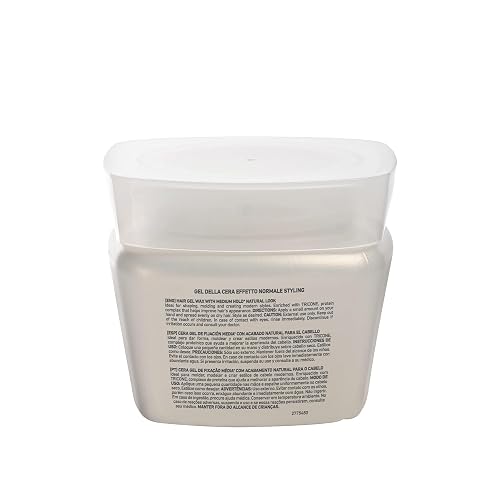 TEC ITALY Gel Della Cera 280 g | Gel de Fijación Media para Cabello | Acabado Natural y Estilizado | Acondiciona y Define Todo Tipo de Cabello | Con Aminoácidos para Brillo y Suavidad