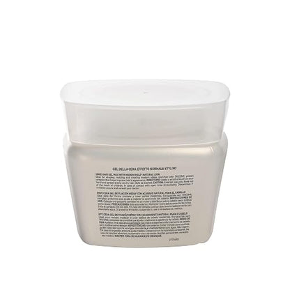 TEC ITALY Gel Della Cera 280 g | Gel de Fijación Media para Cabello | Acabado Natural y Estilizado | Acondiciona y Define Todo Tipo de Cabello | Con Aminoácidos para Brillo y Suavidad