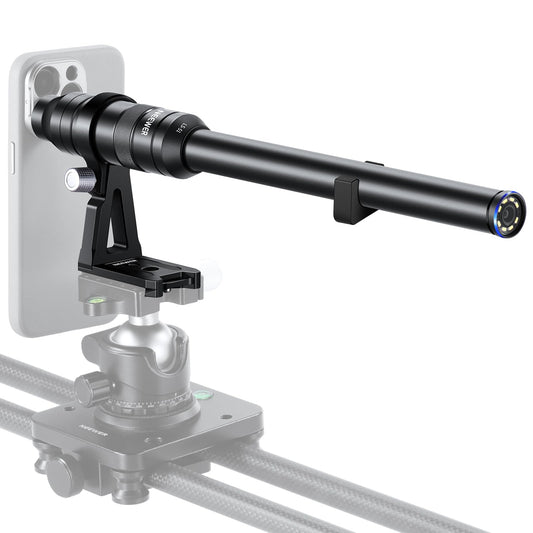 NEEWER 18mm 2X Macro Probe Lente para Teléfono con Rosca 17mm,Compatible con SmallRig/ShiftCam/SANDMARC Jaulas Celular para iPhone Samsung con Adaptador Lente 17mm,LS-51