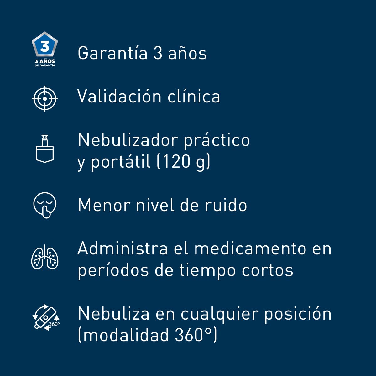 OMRON Nebulizador Portátil y Silencioso NE-U100, Nebulizador Infantil, Nebulizador Adulto, Tecnología Única, Dispositivo Innovador de Gran Calidad, 1 Unidad