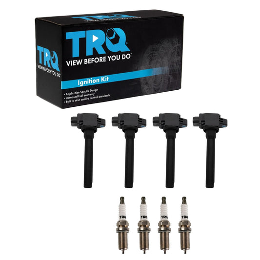 TRQ Kit de bocinas de encendido y bujías compatible con Mitsubishi Outlander Sport 2018-2019
