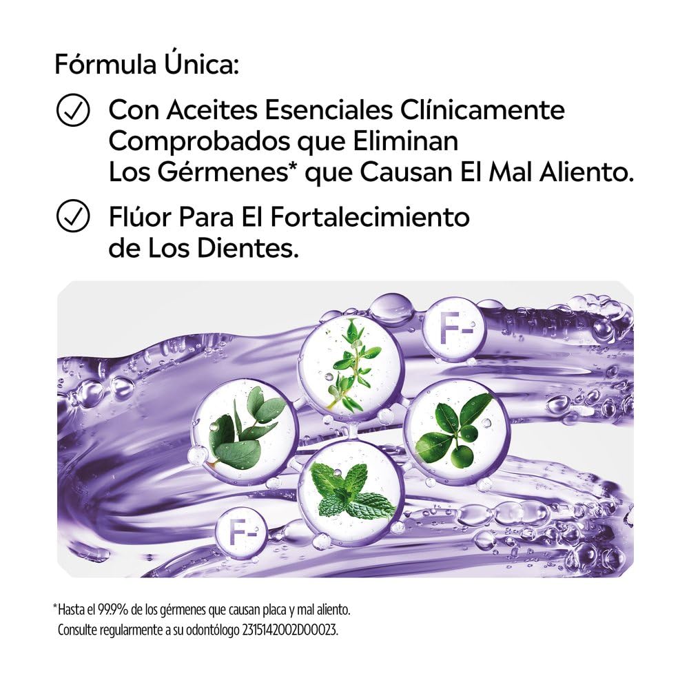 Listerine Enjuague Bucal Cuidado Total Zero Alcohol 1L