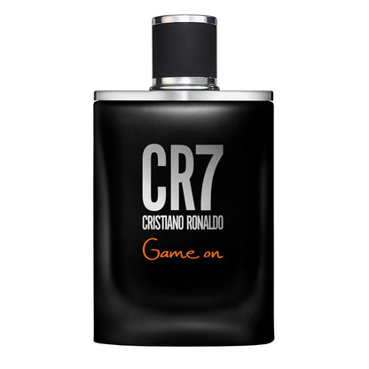 Cristiano Ronaldo CR7 Game On Set de Regalo - Colonia Deportiva y Audaz para Hombres con Notas Amaderadas - Spray Corporal y Gel de Ducha - 3 pz