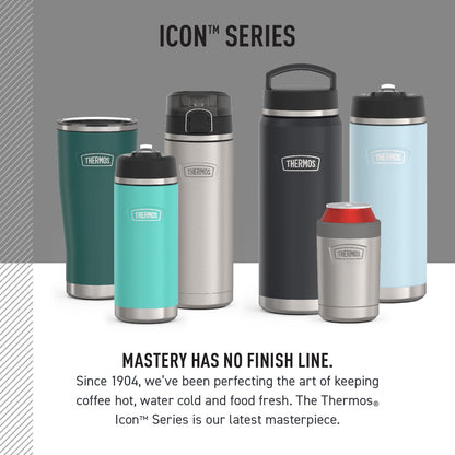 THERMOS ICON SERIES, taza de acero inoxidable, glaciar, 16 onzas