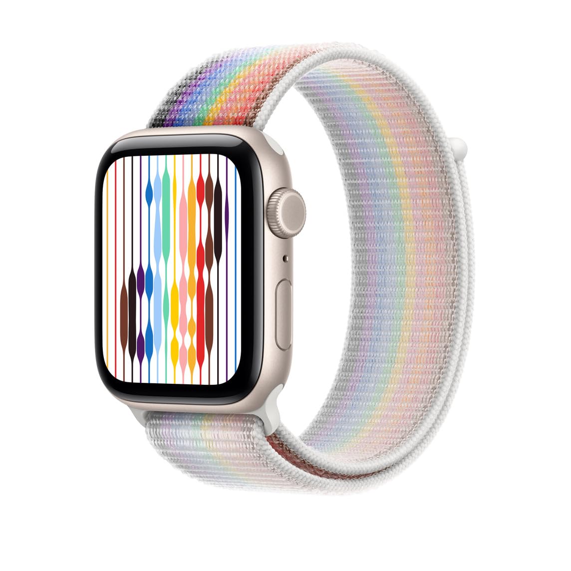 Apple Watch Band - Correa Loop Deportiva - 45 mm - Edición Orgullo - Unitalla (para Casi Cualquier muñeca)